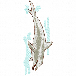 Fishes Embroidery Design 4